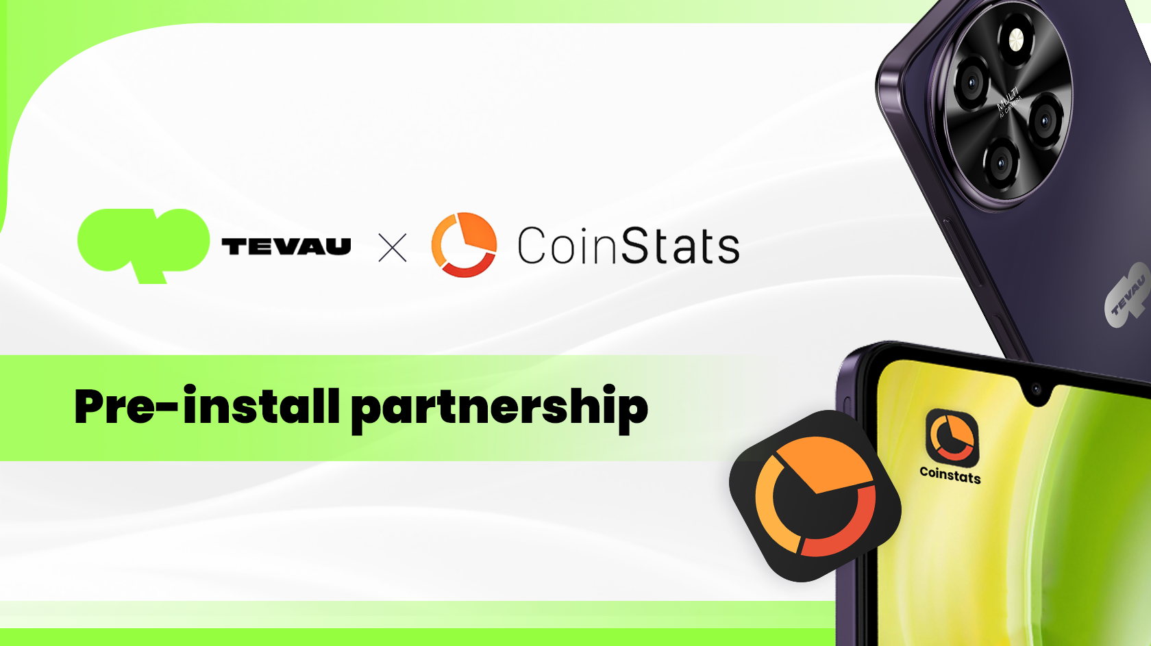 Tevau & CoinStats Partner: Get 3 Months Premium & Pre-Installed Tracking!